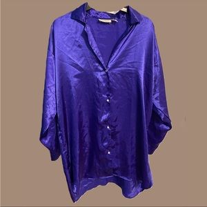 Purple vintage night gown Petite small